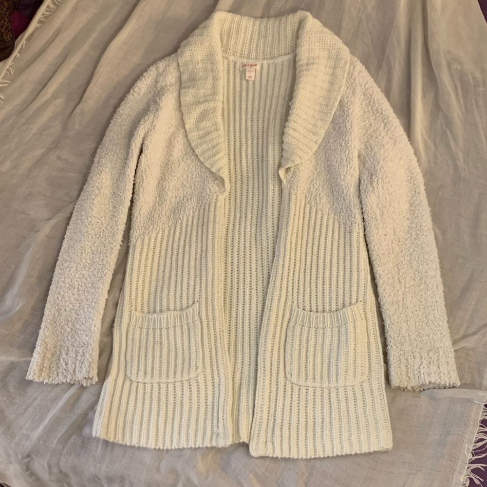 Cream cardigan